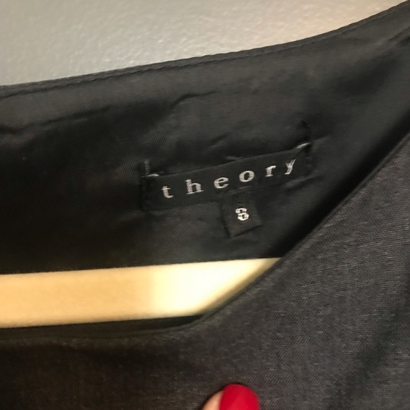 Theory Short Sleeved Wool Dress - Picture 3 of 5